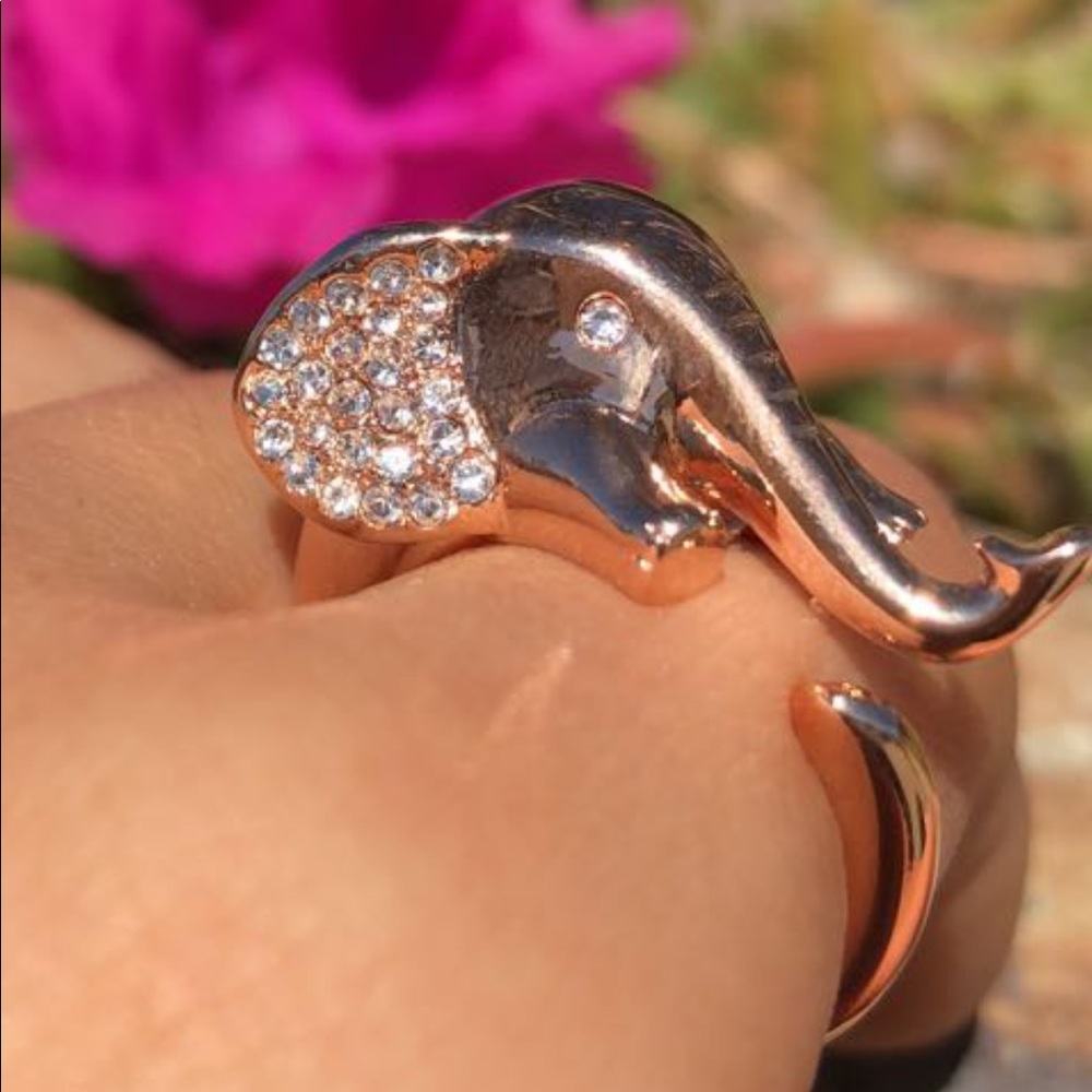 Kate Spade Things We Love Elephant Ring Rose Gold